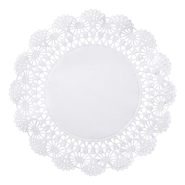 Brooklace 10" White Cambridge Lace Doilies 1000 PK 500238 - main